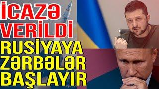 İcazə verildi - Rusiyaya zərbələr başlayır - Media Turk TV