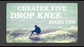 Classic Style Single Fin Longboard Surfing | DROP KNEE CHEATER FIVE HANG TEN | Tyler Warren in NZ