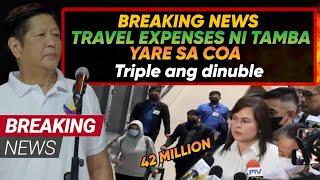 HETO NA MARCOS JR TRAVEL TRIP NI TAMBALUSTAY 42 MILLION KADA LIPAD