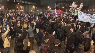 Pro-Palestinian protesters in Paris rally against France-Israel soccer match