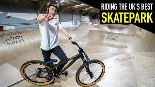 RIDING MY DIRT JUMP BIKE IN THE UK'S BEST INDOOR SKATEPARK!