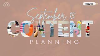 Content Planning