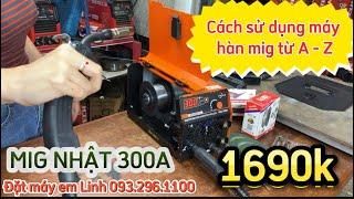 EM LINH TEST MÁY HÀN MIG TIWELD 300A NHẬT BẢN RẤT ĐẸP, ĐỒ MỎNG KHÔNG LỦNG #mayhan #mayhanmig #kobe