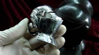 Nigel Carren miniature suit of armour Armet helmet demo movie