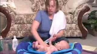 How to Bathe, Change & Feed a Baby : Bathing Your Newborn Baby