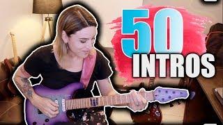 50 INTROS de canciones en 5 MINUTOS! no es para nada fácil! casi no dormí!