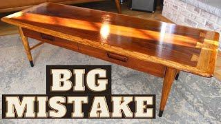 Ep. 19 Rare LANE ACCLAIM COFFEE TABLE RESTORATION