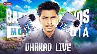 IQOO 13 120 FPS || WITH FPS MERTE  GAMEPLAY || RANK PUSH  || THUMB PLAYER || DHAKAD LIVE  #iqoo13