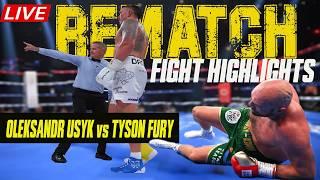 Oleksandr Usyk vs Tyson Fury | Knockouts | Rematch | Full Fight Highlights | Revenge |#usykfury2