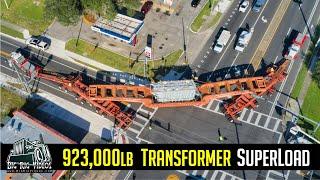 923,000 lb Transformer Superload - Beyel Brothers Crane & Rigging