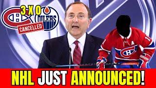 NHL May CANCEL Canadiens vs Oilers Due to INELIGIBLE Player | Montreal Canadiens News