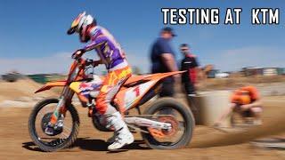 Enduro Cross testing | My BOSS yelled at me!!