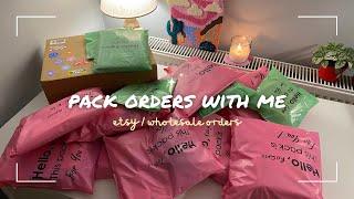 ASMR packing orders for my small business  study with me/no talking, no music