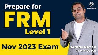 Mastering the FRM Level 1 Nov'23 Exam | Effective Preparation Strategies | Fintelligents