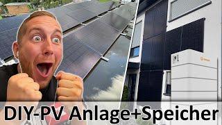 WIR HABEN ES GETAN  DIY PV Anlage mit 20KWH SPEICHER so günstig wie noch nie! - Eigenheim Autarkie