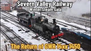 Severn Valley Railway | A WHITE Winter Steam Gala with Newly Returned 1450 & 7714 DOUBLE HEADED!