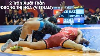 22/7am DUONG THI NGA (VIE) vs KZA, TPE. WRESTLING U20 ASIAN CHAMPIONSHIPS, SRIRACHA 2024.