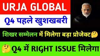 Urja Global share latest news today | Urja Global stock latest news today#urjaglobalstocklatestnews