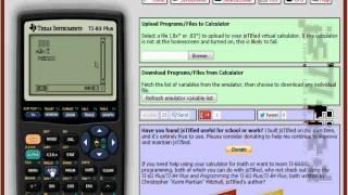 jsTIfied Online Graphing Calculator Emulator