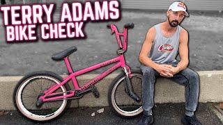 Flatland BMX LEGEND - Terry Adams Bike Check!