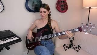 Cosmic Girl - Jamiroquai Bass Cover by Anna Sentina (with Xvive)