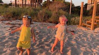 My MIRACLE Twins see the Beach for the FIRST Time