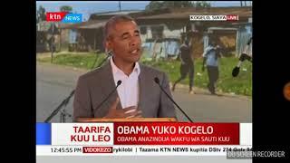 OBAMA. I VISITED KENYA AS THE 1ST AMERICAN PRESIDENT TO COME FROM.KENYA?