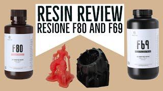 Resin Review - Resione F80 and F69 (Elastic and Flexible resin)