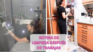 RUTINA DE LIMPIEZA DESPUES DEL TRABAJO 