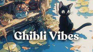 Ghibli Vibes Piano Jazz Chillhop ️ Lo-fi  Rain  for Study / Chillout / Focus / Relax