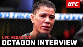 Denise Gomes Octagon Interview | UFC Vegas 100