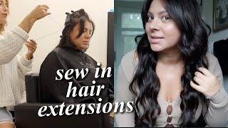 Getting my hair extensions put back in & a week full of hair clients // weekly vlog