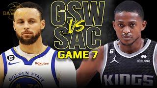 Golden State Warriors vs Sacramento Kings Game 7 Full Highlights | 2023 WCR1 | FreeDawkins