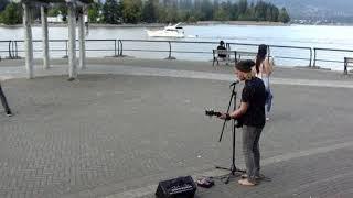 wonderful guitar player in Coal Harbour