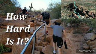 Hardest Hike In Phoenix? Camelback Mountain Echo Canyon Trailhead Scary Dangerous Trail Arizona