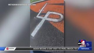 Skyridge High School football field vandalized