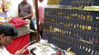 India: Making a butterfly keychain by hand