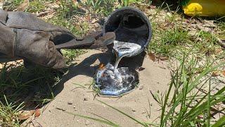 Casting A Pyramid Ant Colony With Molten Aluminum (Anthill Art) #18