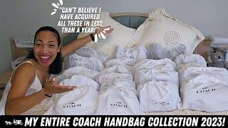 MY ENTIRE COACH HANDBAG COLLECTION 2023 | 28 BAGS IN LESS THAN A YEAR | I HAVE A HUGE PROBLEM ‍️