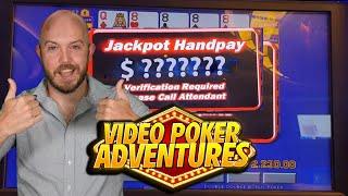 High Limit Video Poker! $25 a Spin on One Hand