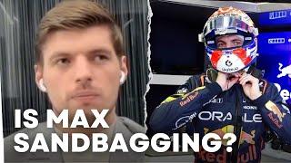 Max Verstappen DOUBTS Redbull can Compete in Melbourne