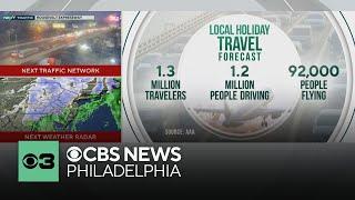 Rough weather kicks off travel rush throughout Philadelphia region