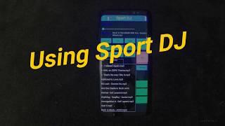 Using Sport DJ to play music at sports events