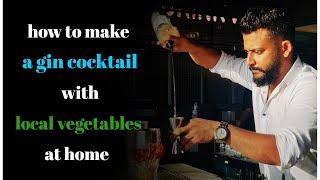 Easy making gin cocktail recipe