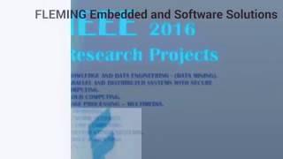 IEEE PROJECTS 2016 B.TECH MAIN PROJECTS AT ERNAKUKAM