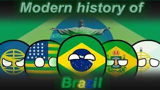 Countryballs | Modern history of Brazil