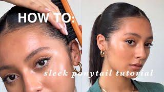 HOW TO: Sleek Ponytail Tutorial (model inspired) | Sloan Byrd