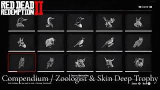 Red Dead Redemption 2 - Compendium / Zoologist & Skin Deep Trophy