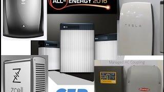 Latest solar hybrid battery storage systems and inverters - 2016 All Energy Expo