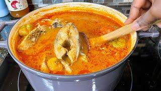 How To Prepare The Best  Fresh Fish Tilapia Light Soup| Authentic Fresh Fish Ghanaian Light Soup